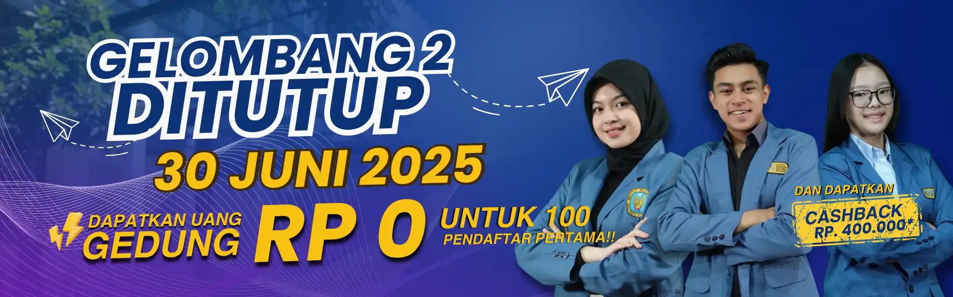 Banner PMB Gelombang 2