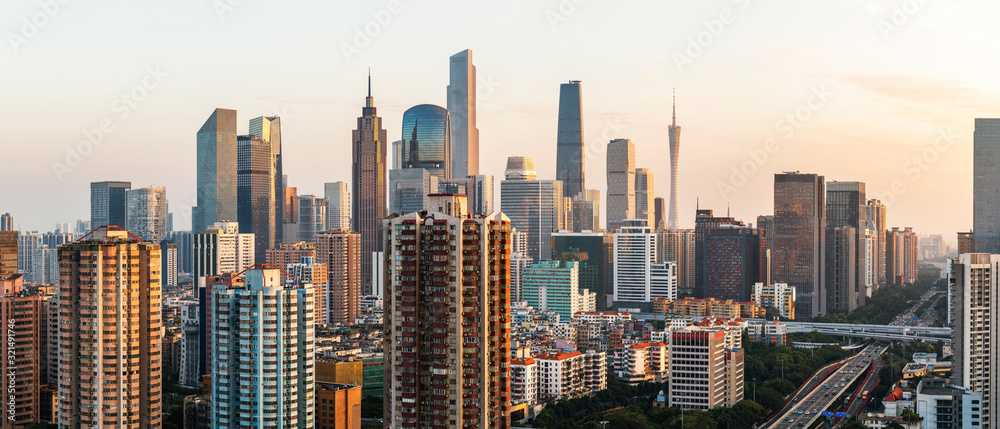 Guangzhou city skyline